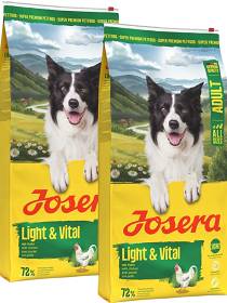 Josera Light&Vital Karma dla psa 2x12.5kg TANI ZESTAW