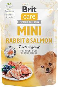 Brit Care MINI Rabbit&Salmon Karma z królikiem i łososiem dla psa 85g