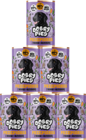 Dobry Pies Adult Karma z przepiórką i mango dla psa 12x400g PAKIET