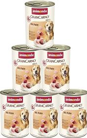 Animonda GranCarno Adult Karma z wieprzowiną i indykiem dla psa 6x400g PAKIET