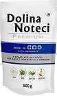 Dolina Noteci Premium Adult Cod Karma z dorszem i brokułami dla psa saszetka 500g
