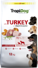 Tropidog Premium Adult Medium&Large Turkey Karma z indykiem dla psa 12kg