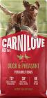 Carnilove Active DOG Adult Duck&Pheasant Karma z kaczką i bażantem dla psa 12kg