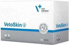 VetExpert Vetoskin dla psa i kota Suplement diety na skórę i sierść 60 kap.