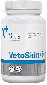 VetExpert Vetoskin dla psa i kota Suplement diety na skórę i sierść 60 kap.