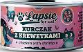 Łapsie Adult Karma z kurczakiem i krewetkami dla kota 80g