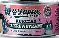 Łapsie Adult Karma z kurczakiem i krewetkami dla kota 80g