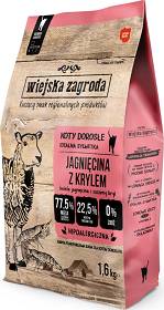 Wiejska Zagroda CAT Karma z jagnięciną i krylem dla kota 1.6kg