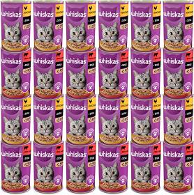 Whiskas Adult Pakiet degustacyjny w sosie dla kota 24x400g PAKIET