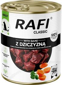 Rafi Classic Dog Karma z dziczyzną dla psa 800g
