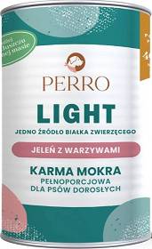 Perro Light Adult Karma z jeleniem i warzywami dla psa 400g