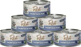 Wildes Land Adult Thunfish Pur Karma Filety z tuńczyka dla kota 12x80g PAKIET
