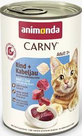 Animonda Carny Adult Karma z wołowiną, dorszem i pietruszką dla kota 400g