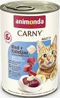 Animonda Carny Adult Karma z wołowiną, dorszem i pietruszką dla kota 400g