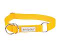 Amiplay Samba Obroża półzaciskowa dla psa XL (40-60cm) kolor żółty
