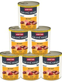 Animonda GranCarno Adult Karma z wieprzowiną i indykiem dla psa 6x800g PAKIET