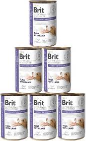 Brit Veterinary Diet Gastrointestinal Low Fat Tuna&Lamb Karma z tuńczykiem i jagnięciną dla psa 6x400g PAKIET