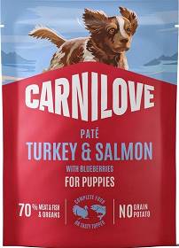 Carnilove DOG Puppy Turkey&Salmon Karma z indykiem i tuńczykiem 300g