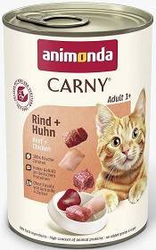 Animonda Carny Adult Karma z wołowiną i kurczakiem dla kota 400g