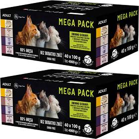 Pet Republic Mega Pack Karma w sosie dla kota 2x(40x100g) PAKIET