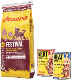Josera Festival Karma dla psa 15kg + 2x400g Meatlovers GRATIS