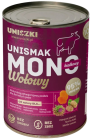 Uniszki Unismak Adult Mono Karma z wołowiną dla psa 400g