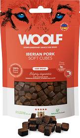 Woolf Iberian Pork Soft Cubes Przysmak z wieprzowiną dla psa 100g