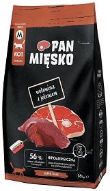 Pan Mięsko CAT Medium Karma z wołowiną i jeleniem dla kota 1.6kg