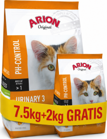 Arion Original Cat Urinary 34/13 Chicken Karma z kurczakiem dla kota 7.5kg+2kg GRATIS