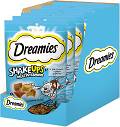 Dreamies Shake Ups Multivitamins Przysmak Uczta z owocami morza dla kota 6x55g OPAKOWANIE ZBIORCZE