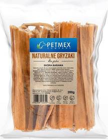 Petmex Przysmak Skóra barania dla psa 200g