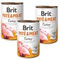 Brit Pate&Meat Turkey Karma z indykiem dla psa 6x400g PAKIET