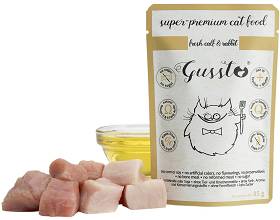 Gussto Fresh Calf&Rabbit Karma z cielęciną i królikiem dla kota 85g