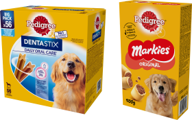 Pedigree Mix Przysmaków dla psa Dentastix 8x270g i Markies 500g