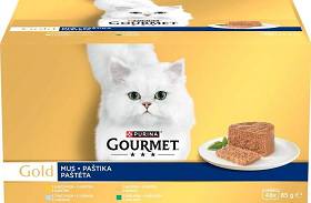 Gourmet Gold Karma Mix Smaków w musie dla kota 48x85g