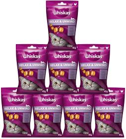 Whiskas Przysmak Relax&Unwind Relaks i Odprężenie dla kota op. 8x45g PAKIET