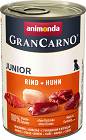 Animonda GranCarno Junior Karma z wołowiną i kurczakiem dla szczeniaka 400g [Data ważności: 20.04.2024] WYPRZEDAŻ