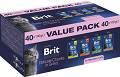 Brit Premium Value Pack Sterilised Cat Chunks in Gravy Kawałki w sosie dla kota 40x100g PAKIET
