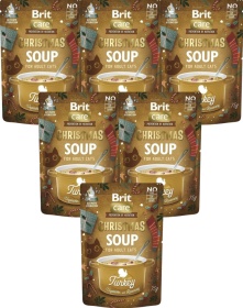 Brit Care Cat Christmas Soup with Tukey Karma z indykiem dla kota 15x75g