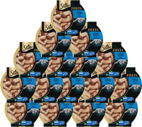 Sheba Filets Karma z tuńczykiem i kurczakiem w sosie dla kota 16x60g PAKIET