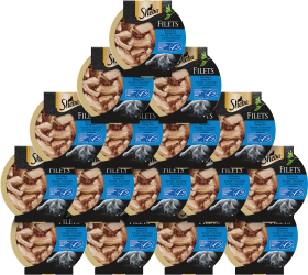 Sheba Filets Karma z tuńczykiem i kurczakiem w sosie dla kota 16x60g PAKIET