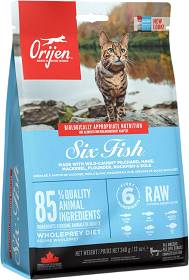 Orijen CAT 6 Fresh Fish Karma z rybą dla kota 340g