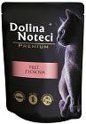 Dolina Noteci Premium Filet z łososia Karma dla kota 10x85g