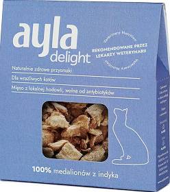AYLA Delight Przysmak Medaliony z indyka dla kota 28g