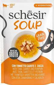 Schesir Soup Adult Tuna&Pumpkin in Broth Karma z tuńczykiem i dynią dla kota 40g