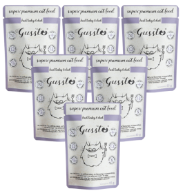 Gussto Fresh Turkey&Duck Karma z indykiem i kaczką dla kota 8x85g PAKIET