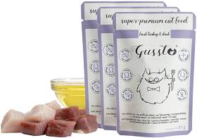 Gussto Fresh Turkey&Duck Karma z indykiem i kaczką dla kota 8x85g PAKIET