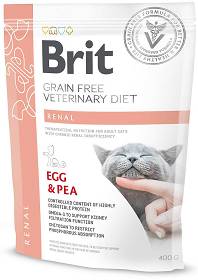 Brit Veterinary Diet Renal Egg&Pea Karma z jajami i groszkiem dla kota 400g