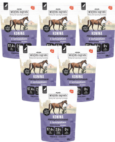 Wiejska Zagroda Karma Monoproteinowa z koniną dla psa 5x500g PAKIET