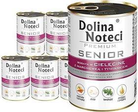 Dolina Noteci Premium Senior Karma z cielęciną dla psa 12x400g PAKIET